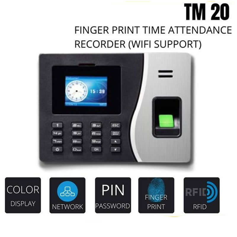 TAS 20 Fingerprint reader time and attendance